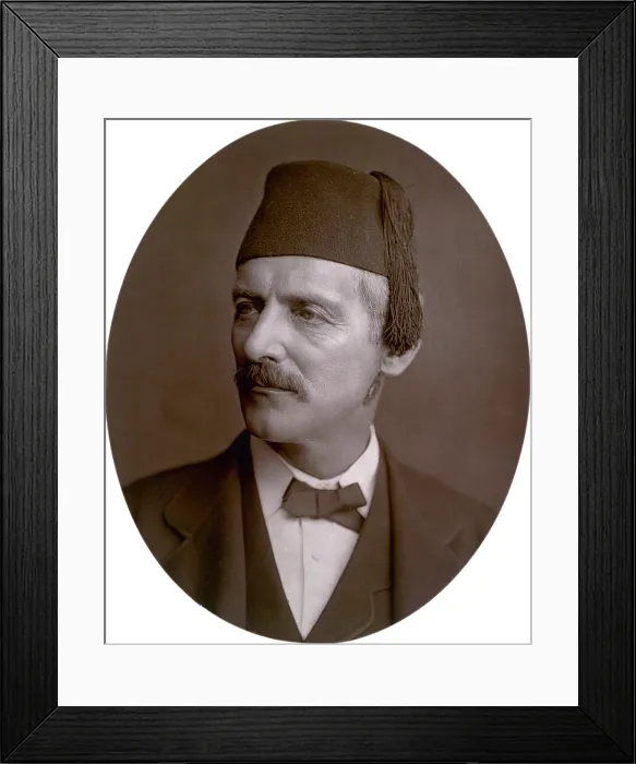 Framed Print : William Gifford Palgrave, 1880. Creator: Lock & Whitfield Framed Print : William Gifford Palgrave, 1880. Creator: Lock & Whitfield