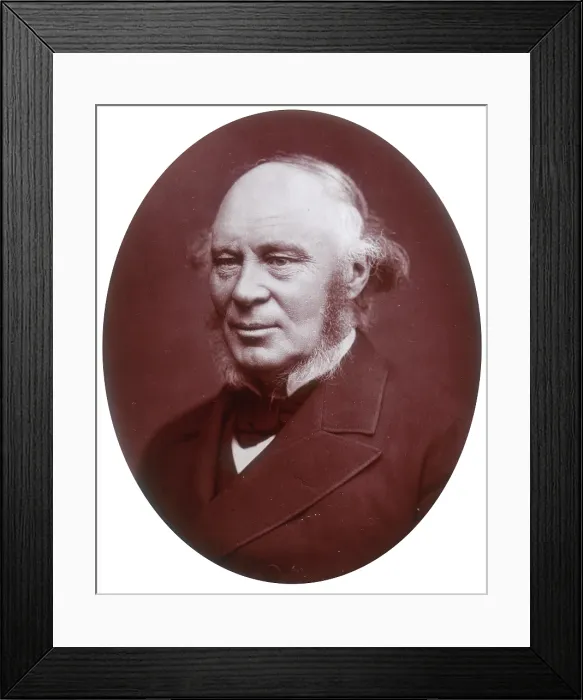 Framed Print : John Fowler, civil engineer, 1882. Creator: Lock & Whitfield Framed Print : John Fowler, civil engineer, 1882. Creator: Lock & Whitfield