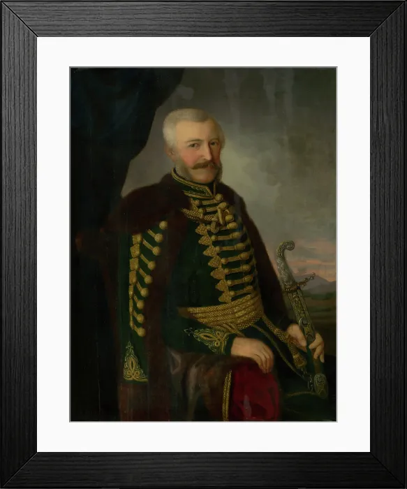 Framed Print : Portrait of J. Szmrecsanyi, c1844. Creator: Jozef Bozetech Klemens Framed Print : Portrait of J. Szmrecsanyi, c1844. Creator: Jozef Bozetech Klemens