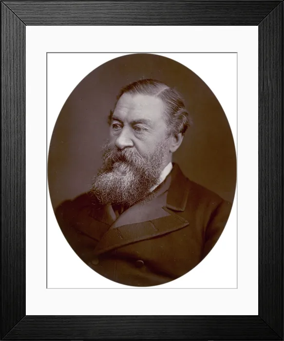 Framed Print : Sir Samuel White Baker, African explorer, 1880. Creator: Lock & Whitfield Framed Print : Sir Samuel White Baker, African explorer, 1880. Creator: Lock & Whitfield