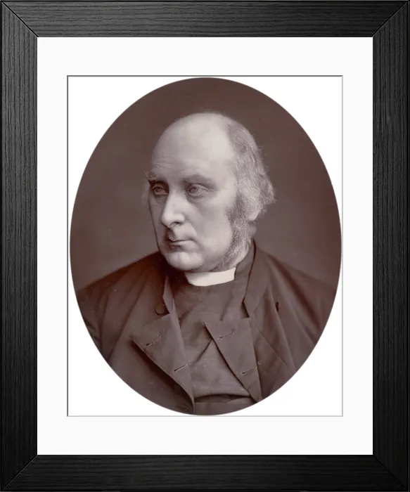 Framed Print : James Russell Woodford, Bishop of Ely, 1880. Creator: Lock & Whitfield