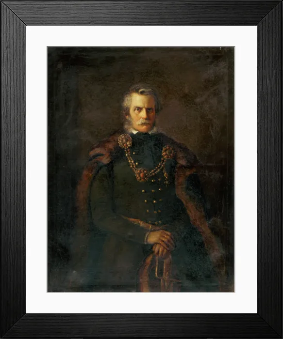 Framed Print : Portrait of a Man in Brown Coat, 1850-1860. Creator: Unknown Framed Print : Portrait of a Man in Brown Coat, 1850-1860. Creator: Unknown
