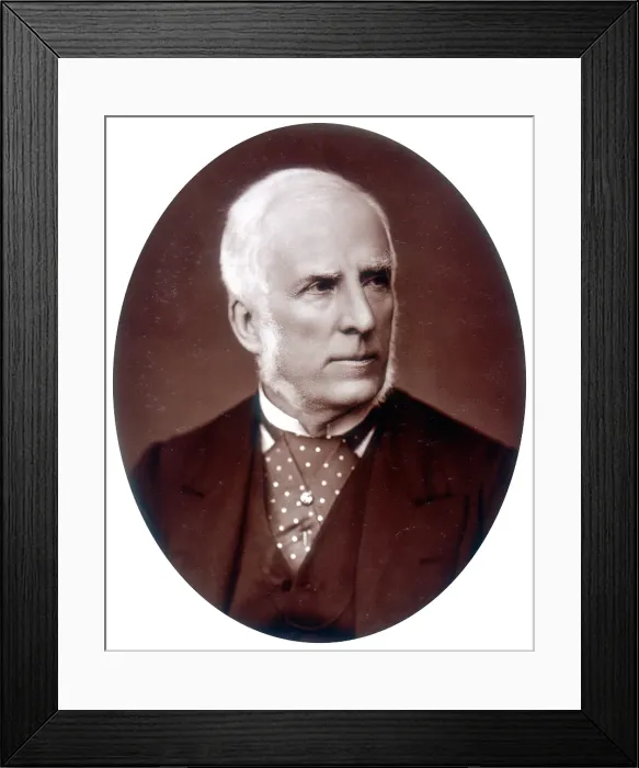 Framed Print : John Callcott Horsley, artist and Royal Academician, 1882. Creator: Lock & Whitfield Framed Print : John Callcott Horsley, artist and Royal Academician, 1882. Creator: Lock & Whitfield