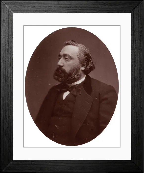 Framed Print : Leon Gambetta, French statesman, 1882. Creator: Lock & Whitfield Framed Print : Leon Gambetta, French statesman, 1882. Creator: Lock & Whitfield