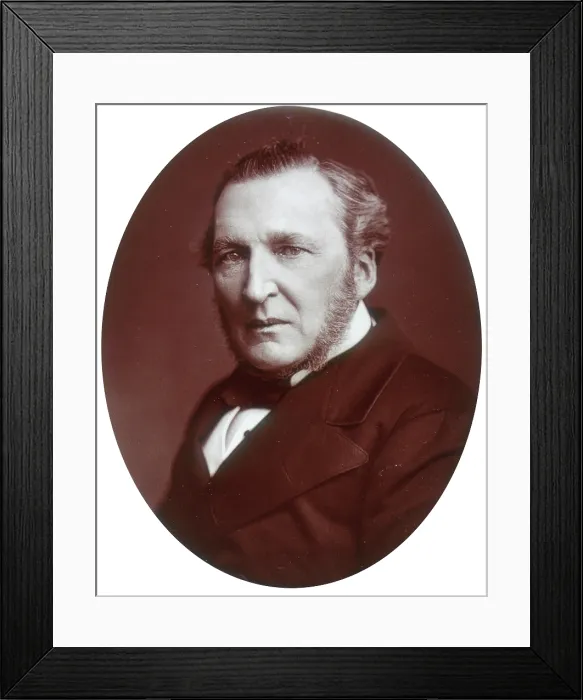 Framed Print : Hugh McCalmont Cairns, politician and statesman, 1881. Creator: Lock & Whitfield Framed Print : Hugh McCalmont Cairns, politician and statesman, 1881. Creator: Lock & Whitfield