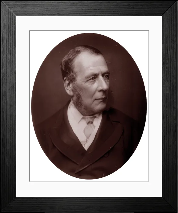 Framed Print : William Ballantine, Serjeant-at-Law, 1882. Creator: Lock & Whitfield Framed Print : William Ballantine, Serjeant-at-Law, 1882. Creator: Lock & Whitfield