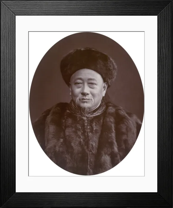 Framed Print : Kuo Sung-Tao, first Chinese envoy to Great Britain, 1880. Creator: Lock & Whitfield Framed Print : Kuo Sung-Tao, first Chinese envoy to Great Britain, 1880. Creator: Lock & Whitfield