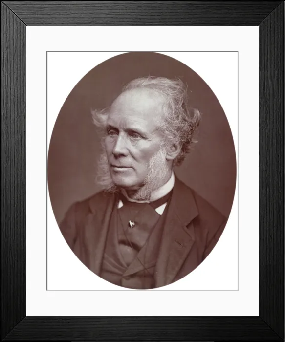 Framed Print : William Powell Frith, Royal Academician, 1880. Creator: Lock & Whitfield Framed Print : William Powell Frith, Royal Academician, 1880. Creator: Lock & Whitfield