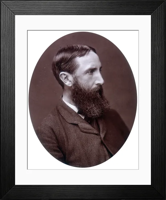 Framed Print : George Dunlop Leslie, artist and Royal Academician, 1882. Creator: Lock & Whitfield Framed Print : George Dunlop Leslie, artist and Royal Academician, 1882. Creator: Lock & Whitfield