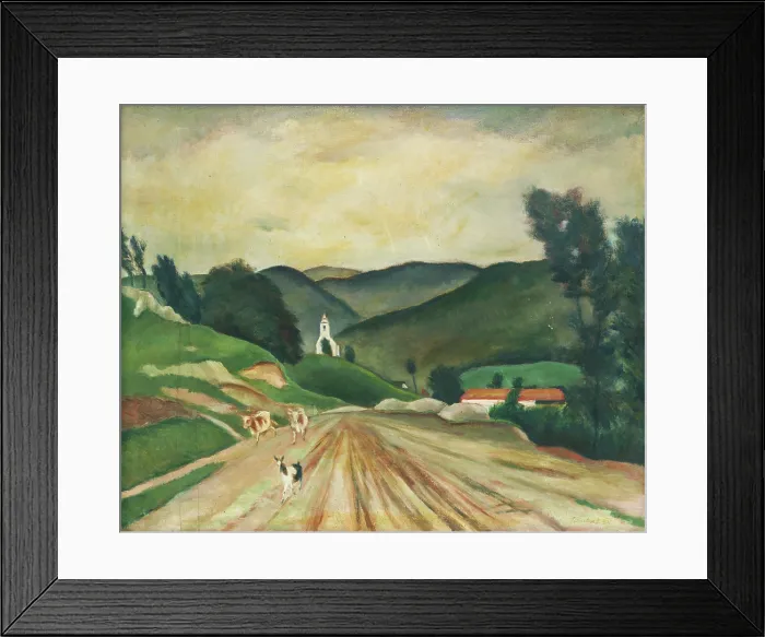 Framed Print : Plavecke Podhradie, 1931. Creator: Julius Schubert Framed Print : Plavecke Podhradie, 1931. Creator: Julius Schubert