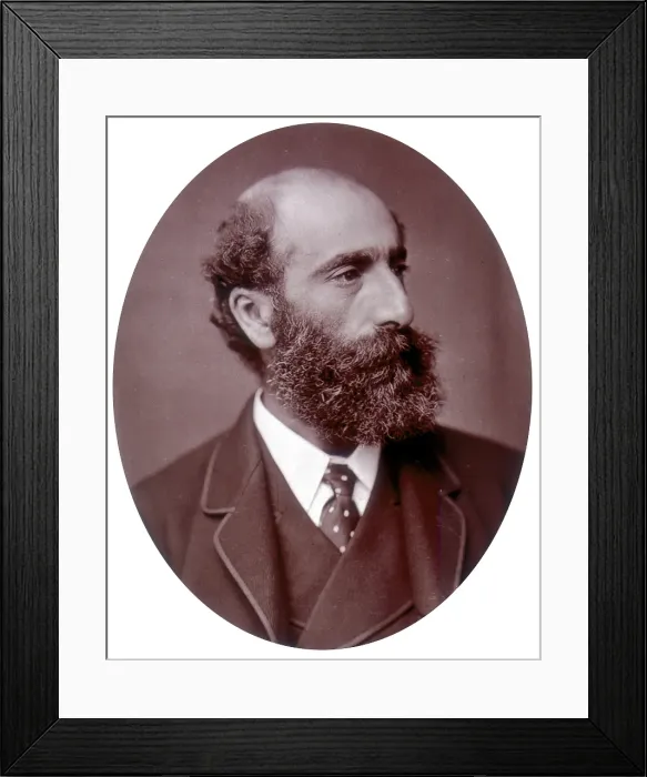 Framed Print : Philip Hermogenes Calderon, artist and Royal Academician, 1882. Creator: Lock & Whitfield Framed Print : Philip Hermogenes Calderon, artist and Royal Academician, 1882. Creator: Lock & Whitfield