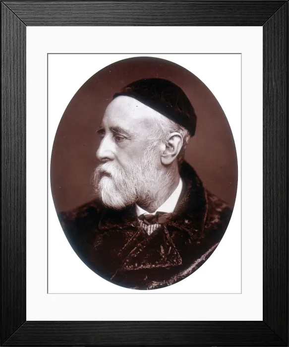 Framed Print : George Frederick Watts, artist and Royal Academician, 1882. Creator: Lock & Whitfield Framed Print : George Frederick Watts, artist and Royal Academician, 1882. Creator: Lock & Whitfield