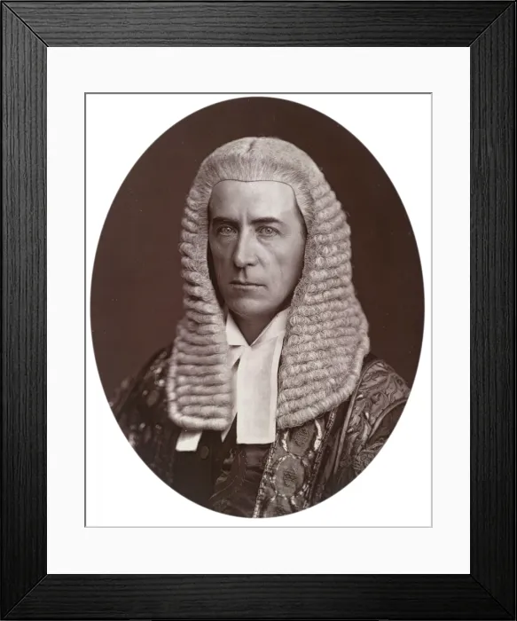 Framed Print : Alfred Henry Thesiger, Lord Justice of Appeal, 1880. Creator: Lock & Whitfield Framed Print : Alfred Henry Thesiger, Lord Justice of Appeal, 1880. Creator: Lock & Whitfield