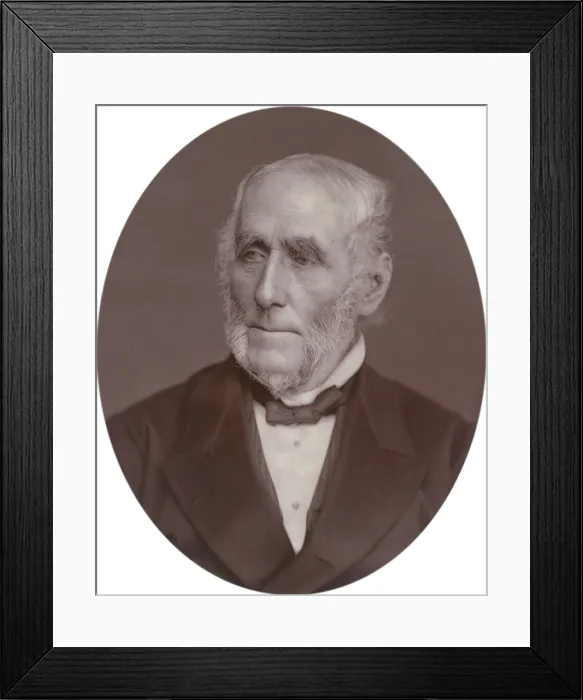 Framed Print : Sir Anthony Cleasby, judge of the High Court of Justice, 1880. Creator: Lock & Whitfield Framed Print : Sir Anthony Cleasby, judge of the High Court of Justice, 1880. Creator: Lock & Whitfield