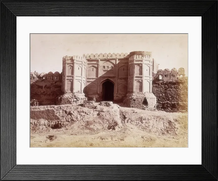 Framed Print : Bala Hissar gate, leading to city of Kabul, Afghanistan, c1879. Creator: Unknown Framed Print : Bala Hissar gate, leading to city of Kabul, Afghanistan, c1879. Creator: Unknown