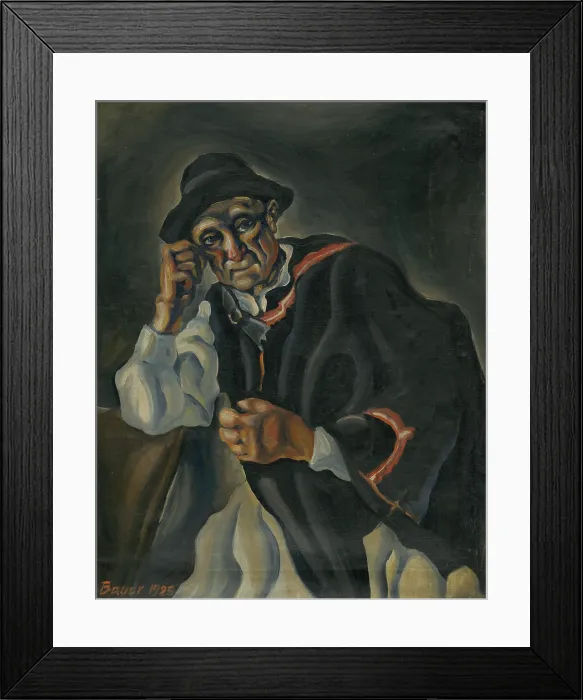 Framed Print : Sedliak (Peasant), 1925. Creator: Konstantin Bauer Framed Print : Sedliak (Peasant), 1925. Creator: Konstantin Bauer
