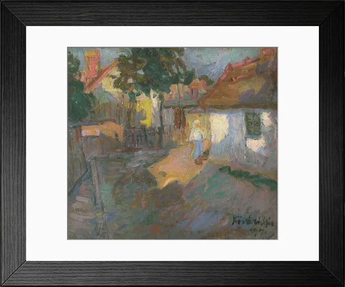 Framed Print : Szolnok, 1910. Creator: Konstantin Kovari-Kacmarik Framed Print : Szolnok, 1910. Creator: Konstantin Kovari-Kacmarik