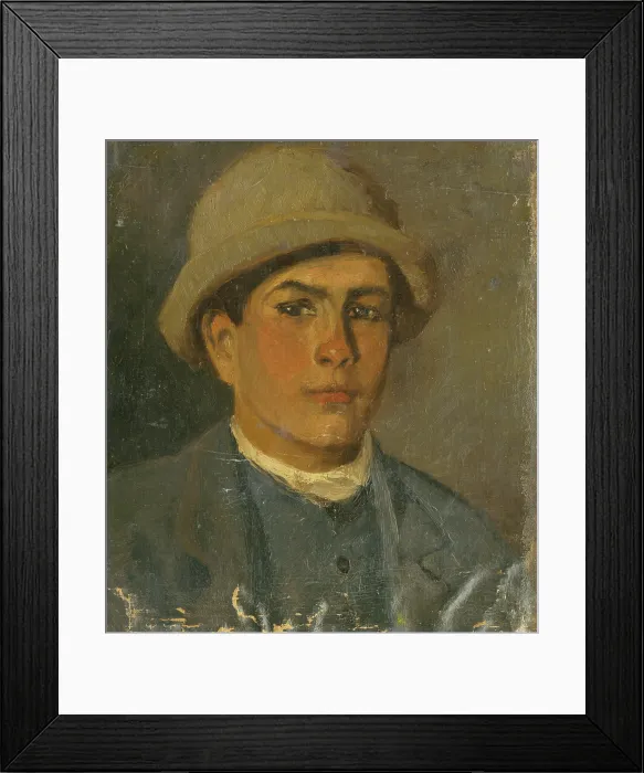 Framed Print : Mill Helper from Beckov, around 1900. Creator: Ladislav Mednyanszky Framed Print : Mill Helper from Beckov, around 1900. Creator: Ladislav Mednyanszky