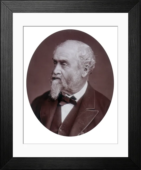 Framed Print : William Harrison Ainsworth, author, 1881 Creator: Lock & Whitfield Framed Print : William Harrison Ainsworth, author, 1881 Creator: Lock & Whitfield
