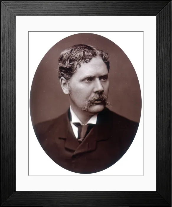 Framed Print : Marcus Stone, artist and Associate of the Royal Academy, 1882. Creator: Lock & Whitfield Framed Print : Marcus Stone, artist and Associate of the Royal Academy, 1882. Creator: Lock & Whitfield