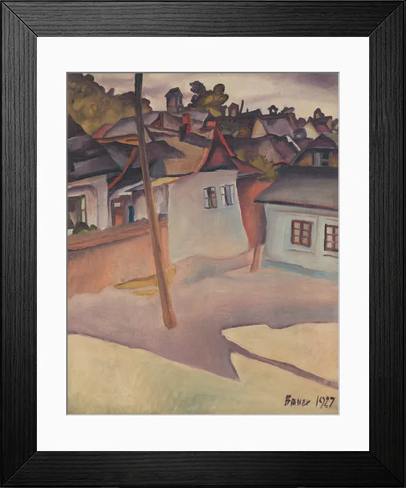 Framed Print : Gypsy camp, 1927. Creator: Konstantin Bauer Framed Print : Gypsy camp, 1927. Creator: Konstantin Bauer
