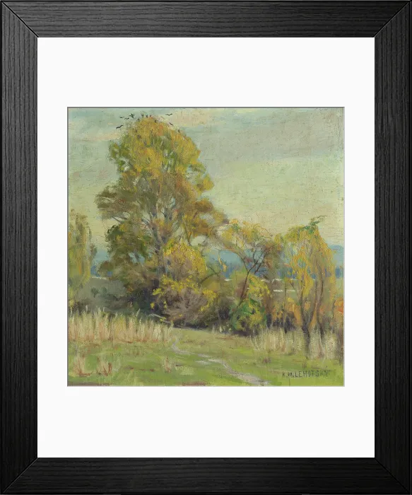 Framed Print : Autumn landscape, 1900-1910. Creator: Karol Miloslav Lehotsky Framed Print : Autumn landscape, 1900-1910. Creator: Karol Miloslav Lehotsky