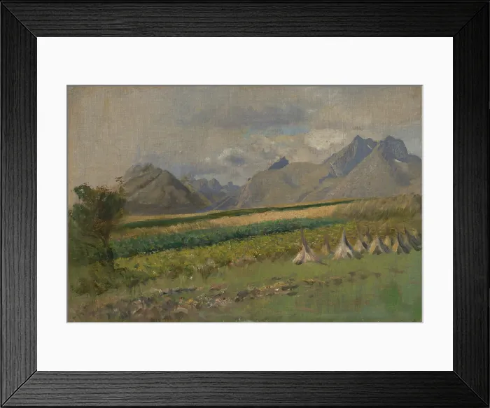 Framed Print : The High Tatras from Strazky, 1878-1880. Creator: Ladislav Mednyanszky Framed Print : The High Tatras from Strazky, 1878-1880. Creator: Ladislav Mednyanszky