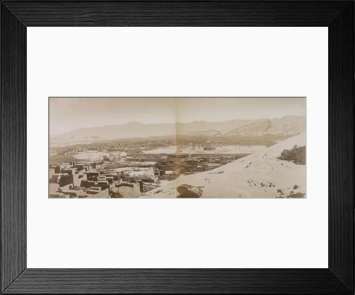 Framed Print : Old city of Kabul from Asmai, Afghanistan, c1880. Creator: John Burke Framed Print : Old city of Kabul from Asmai, Afghanistan, c1880. Creator: John Burke