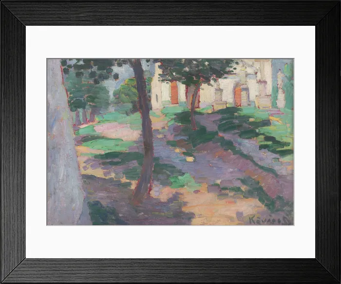 Framed Print : By the church, 1912. Creator: Konstantin Kovari-Kacmarik Framed Print : By the church, 1912. Creator: Konstantin Kovari-Kacmarik