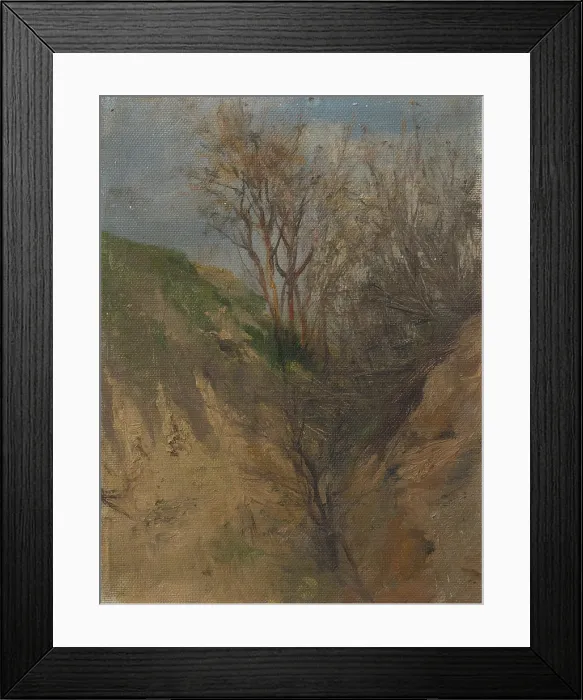 Framed Print : Ditch, around 1900. Creator: Ladislav Mednyanszky Framed Print : Ditch, around 1900. Creator: Ladislav Mednyanszky