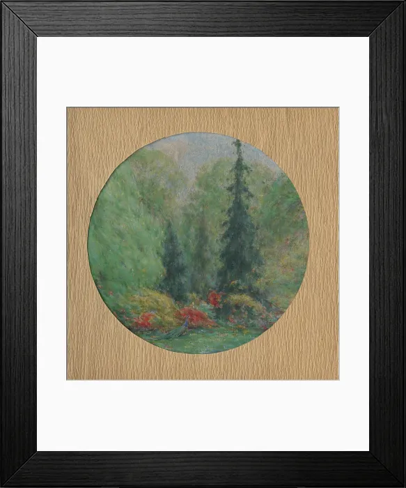 Framed Print : In a park, c1910. Creator: Karol Miloslav Lehotsky Framed Print : In a park, c1910. Creator: Karol Miloslav Lehotsky