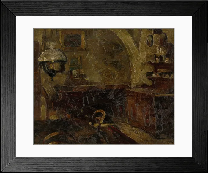 Framed Print : Interior, 1905-1910. Creator: Konstantin Kovari-Kacmarik Framed Print : Interior, 1905-1910. Creator: Konstantin Kovari-Kacmarik