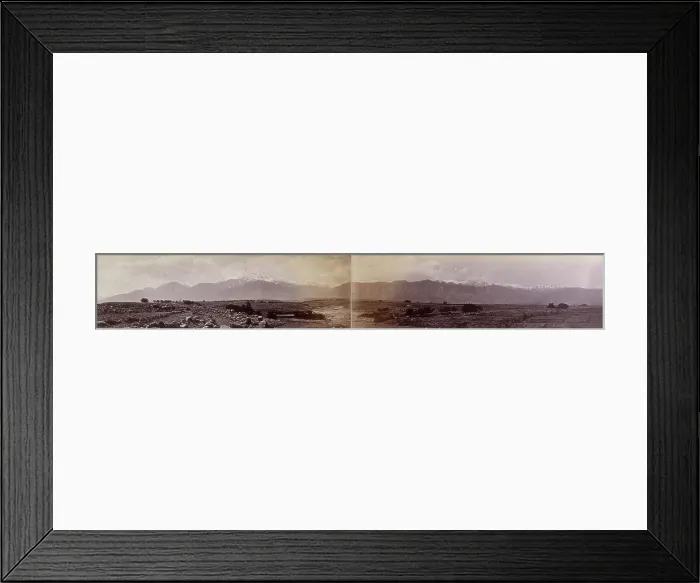 Framed Print : The Safed Koh mountain range, Afghanistan, 1879. Creator: John Burke Framed Print : The Safed Koh mountain range, Afghanistan, 1879. Creator: John Burke