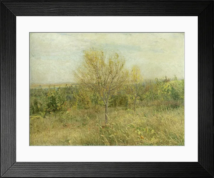 Framed Print : Autumn landscape, 1912. Creator: Karol Miloslav Lehotsky Framed Print : Autumn landscape, 1912. Creator: Karol Miloslav Lehotsky