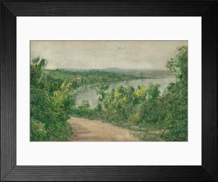 Framed Print : Landscape from the Basin of the Danube, 1900. Creator: Karol Miloslav Lehotsky Framed Print : Landscape from the Basin of the Danube, 1900. Creator: Karol Miloslav Lehotsky