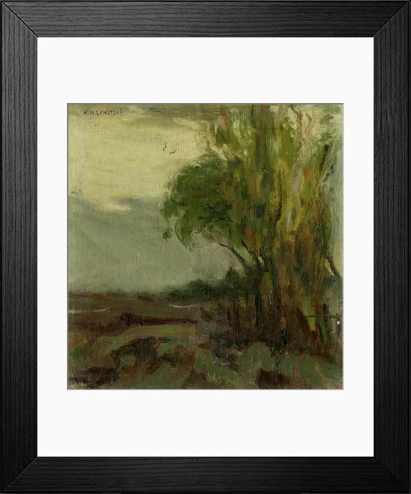 Framed Print : Landscape sketch with tree, 1900-1910. Creator: Karol Miloslav Lehotsky Framed Print : Landscape sketch with tree, 1900-1910. Creator: Karol Miloslav Lehotsky