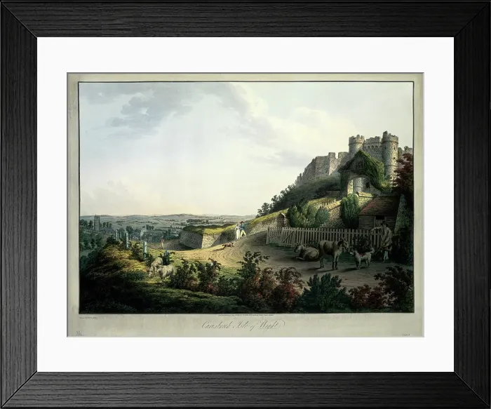 Framed Print : Carisbrook Isle of Wight, 1813. Creator: J King. Carisbrook Isle of Wight, 1813. Creator: J King Framed Print : Carisbrook Isle of Wight, 1813. Creator: J King. Carisbrook Isle of Wight, 1813. Creator: J King