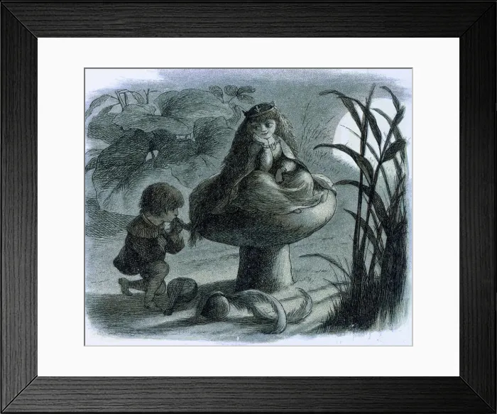 Framed Print : Water lilies and water fairies of the period, c1869-c1870. Creator: Richard Doyle. Water lilies and water fairies of the period, c1869-c1870. Creator: Richard Doyle Framed Print : Water lilies and water fairies of the period, c1869-c1870. Creator: Richard Doyle. Water lilies and water fairies of the period, c1869-c1870. Creator: Richard Doyle