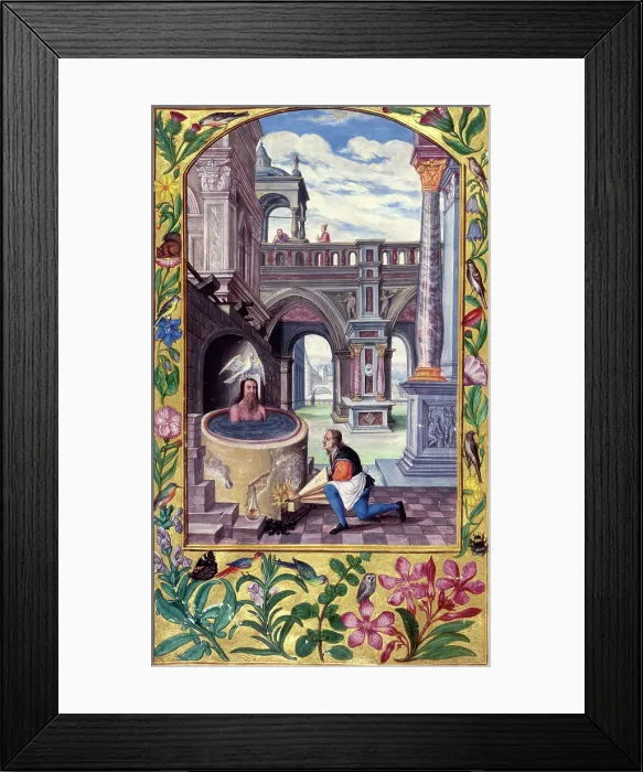 Framed Print : Alchemical process, 1582. Creator: Unknown Framed Print : Alchemical process, 1582. Creator: Unknown
