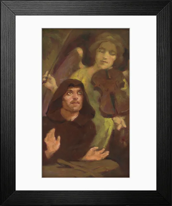 Framed Print : In Ecstasy, after 1900. Creator: Milan Thomka Mitrovsky Framed Print : In Ecstasy, after 1900. Creator: Milan Thomka Mitrovsky