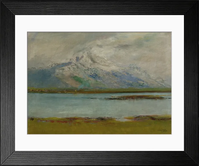 Framed Print : Tatra Mountain Landscape, 1890-1895. Creator: Ladislav Mednyanszky Framed Print : Tatra Mountain Landscape, 1890-1895. Creator: Ladislav Mednyanszky