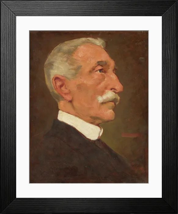 Framed Print : Portrait of the Artist's Father, around 1915. Creator: Milan Thomka Mitrovsky. Portrait of the Artist's Father, around 1915. Creator: Milan Thomka Mitrovsky Framed Print : Portrait of the Artist's Father, around 1915. Creator: Milan Thomka Mitrovsky. Portrait of the Artist's Father, around 1915. Creator: Milan Thomka Mitrovsky