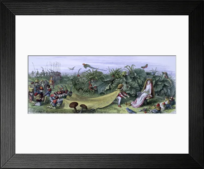 Framed Print : Water lilies and water fairies of the period, c1869-c1870. Creator: Richard Doyle. Water lilies and water fairies of the period, c1869-c1870. Creator: Richard Doyle Framed Print : Water lilies and water fairies of the period, c1869-c1870. Creator: Richard Doyle. Water lilies and water fairies of the period, c1869-c1870. Creator: Richard Doyle