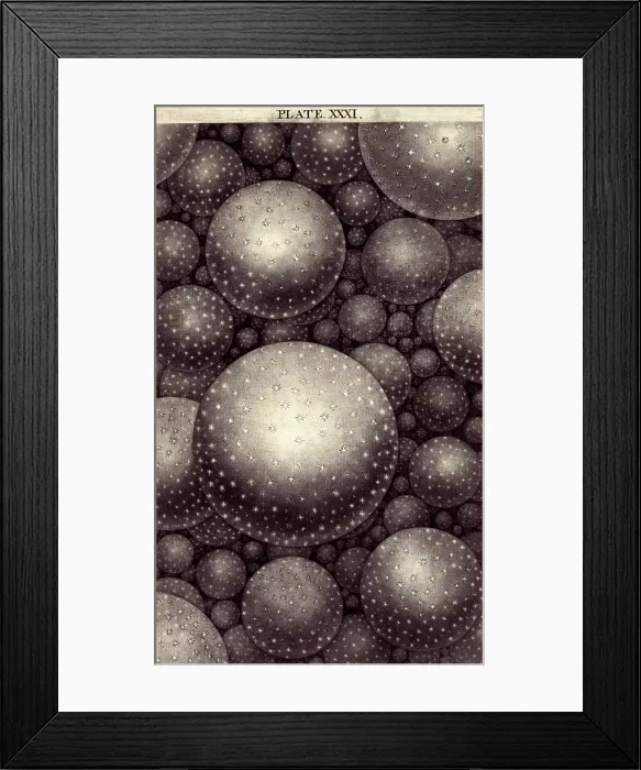 Framed Print : The Cosmos, 1750. Creator: Thomas Wright Framed Print : The Cosmos, 1750. Creator: Thomas Wright