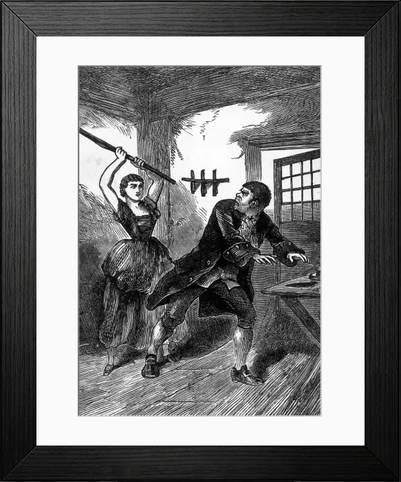 Framed Print : Minnie Grey and Sweeney Todd, c1880. Creator: Unknown Framed Print : Minnie Grey and Sweeney Todd, c1880. Creator: Unknown