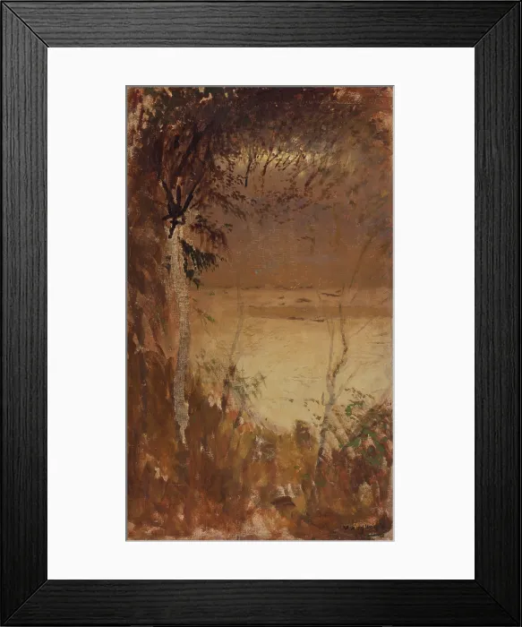 Framed Print : Autumn Mood, 1890-1900. Creator: Ladislav Mednyanszky Framed Print : Autumn Mood, 1890-1900. Creator: Ladislav Mednyanszky