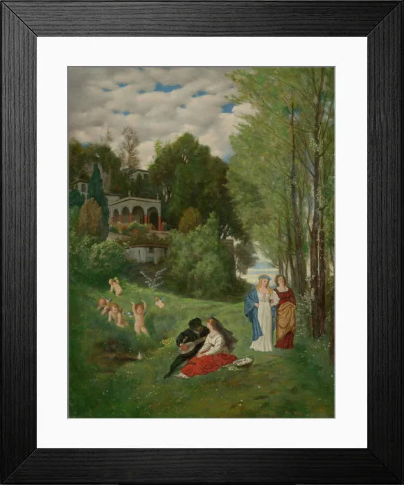 Framed Print : Spring, around 1905. Creator: Milan Thomka Mitrovsky Framed Print : Spring, around 1905. Creator: Milan Thomka Mitrovsky