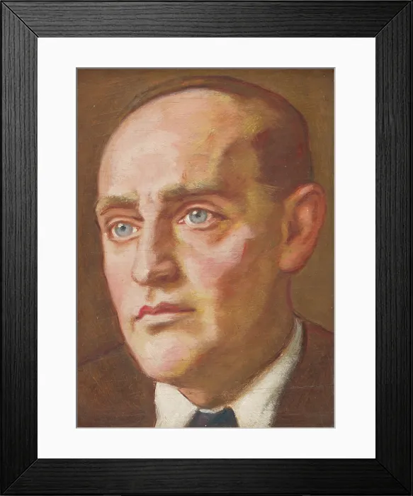 Framed Print : Portrait of J. P, 1920-1929. Creator: Milan Thomka Mitrovsky Framed Print : Portrait of J. P, 1920-1929. Creator: Milan Thomka Mitrovsky