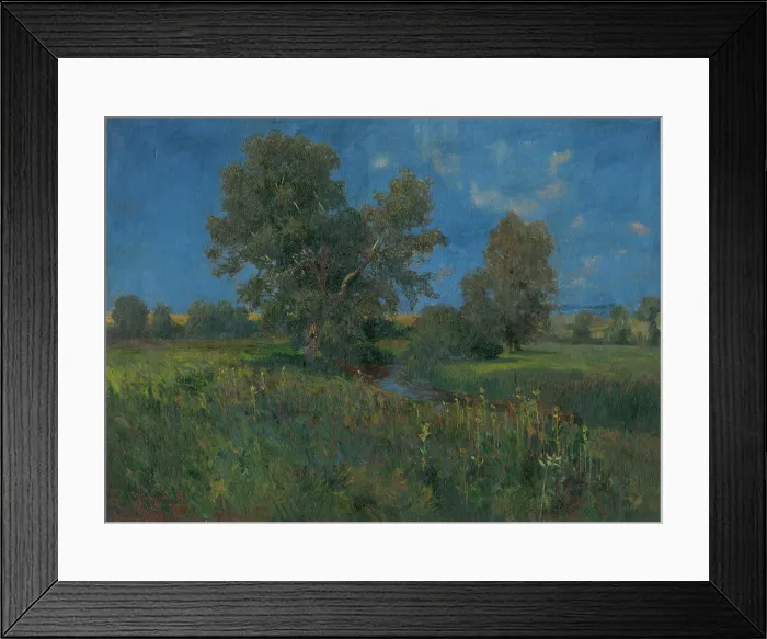 Framed Print : Landscape in western Slovakia, 1898. Creator: Karol Pongracz Framed Print : Landscape in western Slovakia, 1898. Creator: Karol Pongracz