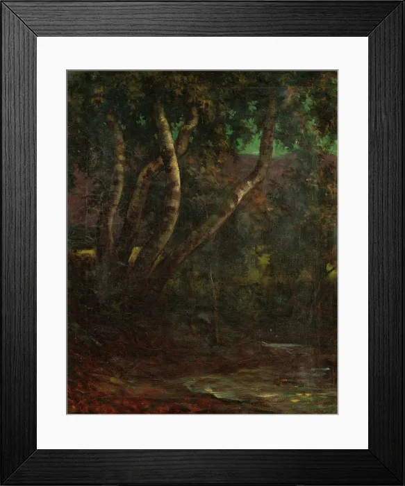Framed Print : Forest, 1900-1920. Creator: Milan Thomka Mitrovsky Framed Print : Forest, 1900-1920. Creator: Milan Thomka Mitrovsky
